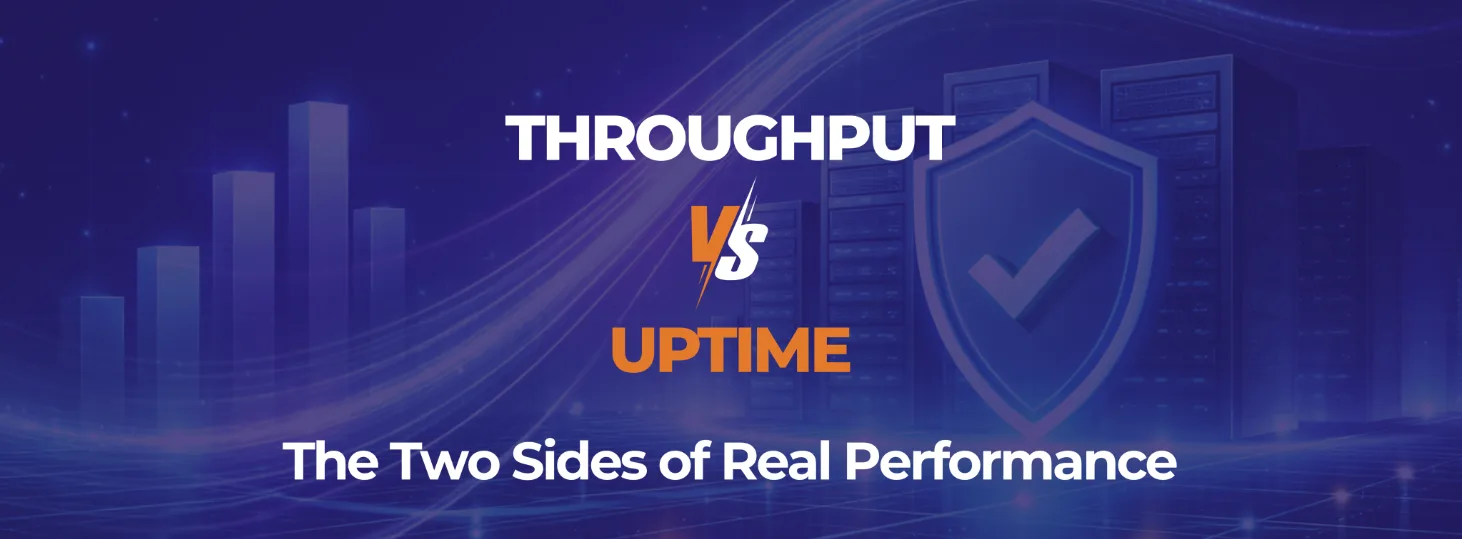 Throughput vs. Uptime: The Two Sides of Real Performance
